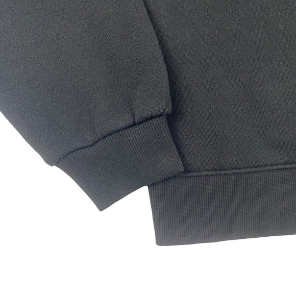 NWT Madewell Womens Plus MWL Airyterry Hoodie Sweatshirt Black Size 1X - Picture 4 of 9